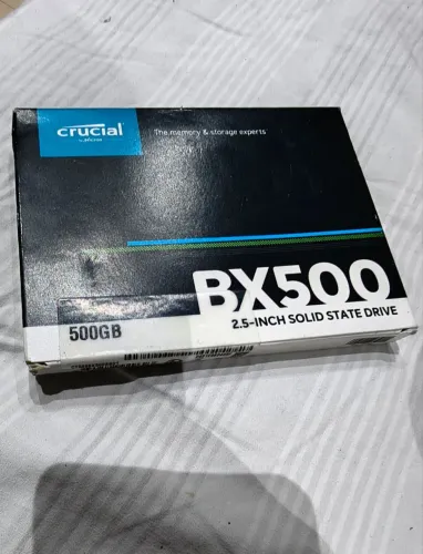 Ssd 500gb Crucial Bx500 Sata Ct500bx500ssd1 P/ Pc, Notebook E Ps4 Preto