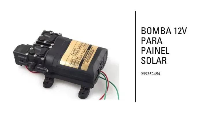 Bomba 12v Painel Solar