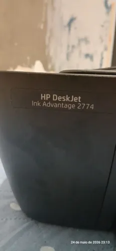 Impressora Multifuncional HP DeskJet Ink Advantage 2774 Wi-Fi + Cabos