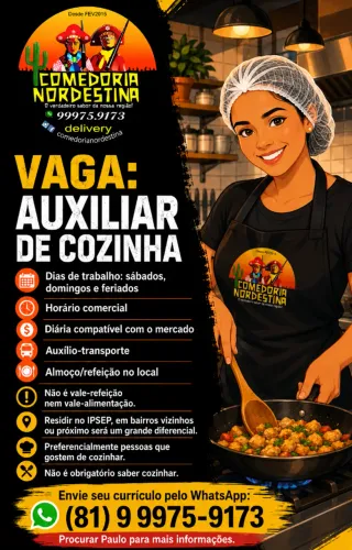 AUXILIAR DE COZINHA