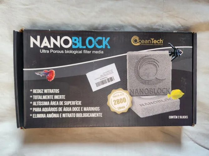 Mídia Nanoblock para Aquário