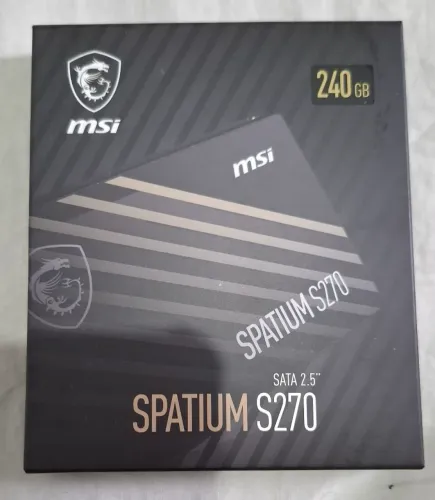 SSD MSi 240gb, SPATIUM S270, Sata 2.5