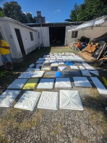 Formas 3D para peças de decoração em gesso