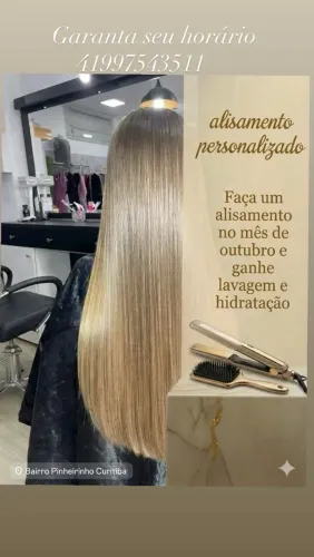 Alisamento orgânico personalizado