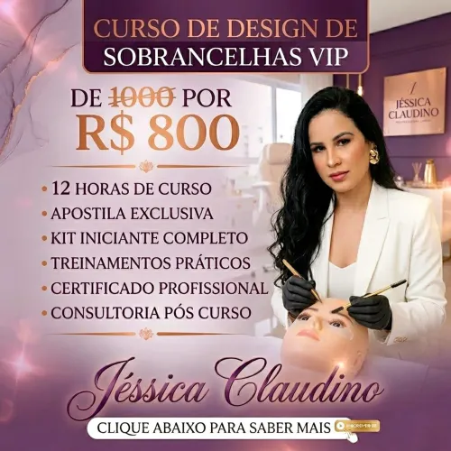 Curso de design de sobrancelhas 