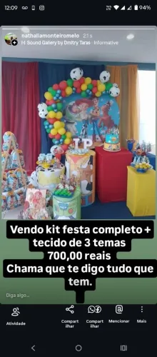VENDO KIT PEGUE MONTE COMPLETO+3 TEMAS POR 700,00 REAIS