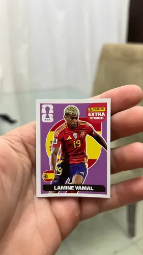 Figurinha extra sticker yamal base