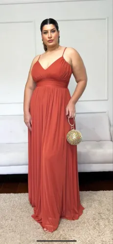 Vestido de Festa Longo - Tamanho GG | Usado apenas 1 vez 