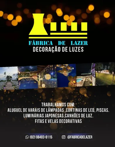 Locação de iluminação e decoração para Casamento