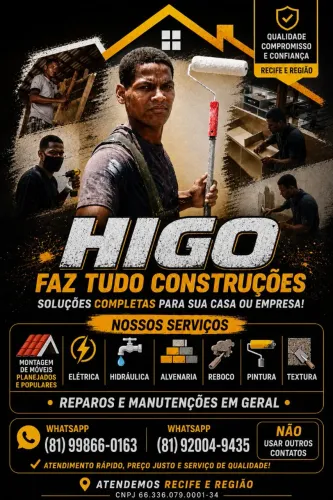 Higo faz tudo construções