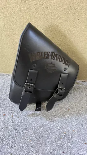 Bolsa de Balança Couro Logo Harley Davidson