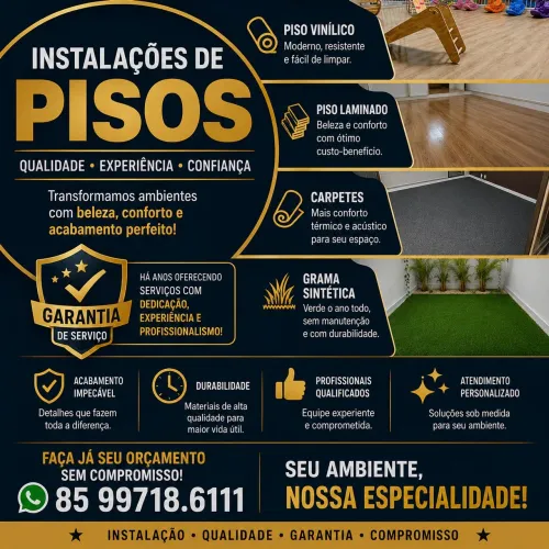 Instalador piso vinilico e laminado