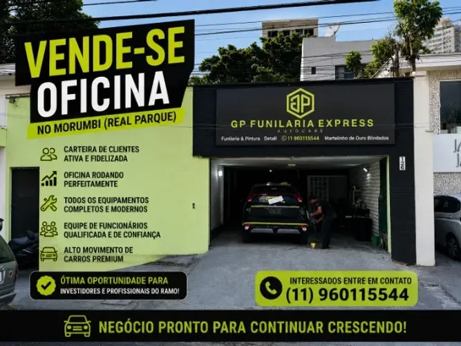 FUNILARIA COMPLETA ESPECIALIZADA EM CARROS IMPORTADOS - SEM CONCORRÊNCIA