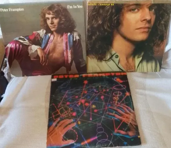 3 LPs Peter Frampton, Rock