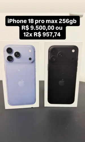iPhone 18 pro max 256gb lacrado