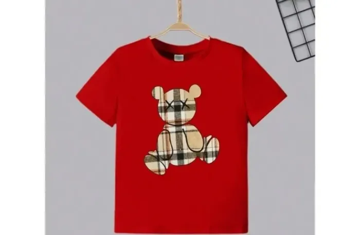 Camiseta Teen Urso Xadrez Tam 14