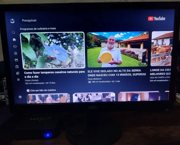 Monitor hdmi 18,5 polegadas