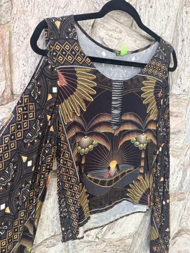 Blusa Farm manga longa - G
