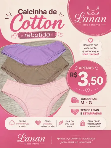 CALCINHAS NO ATACADO