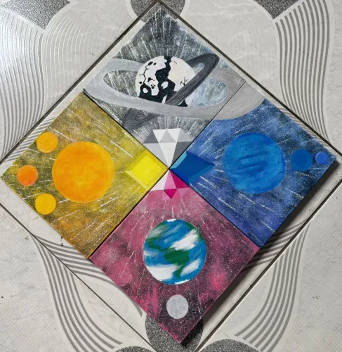 Pintura feita a mão steven universe