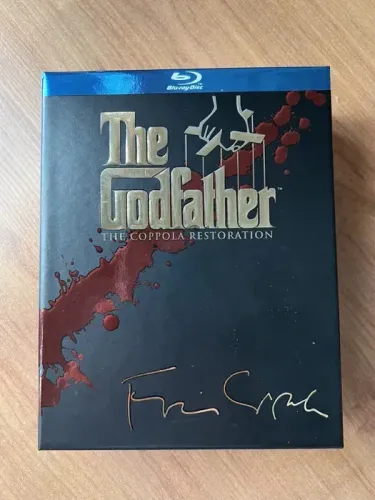 Trilogia O Poderoso Chefão Blu-ray The Godfather Português (Usado)