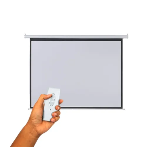 Tela de Projeção Retrátil Elétrica 203 X 152cm 127v - AC350OUT