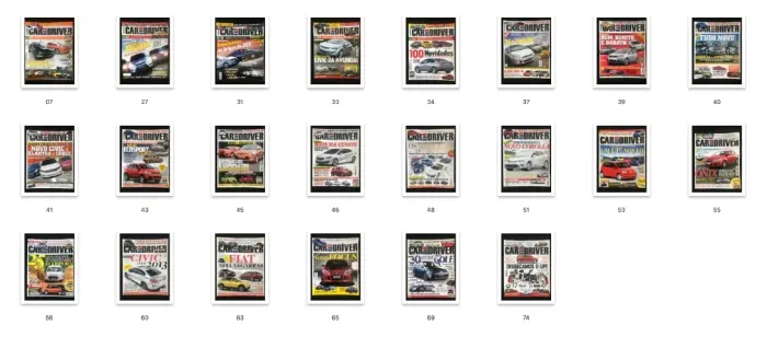 Revista Car and Driver Diversas Edições