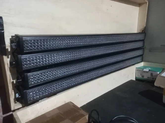 Kit 4 Ribaltas led rgb dmx