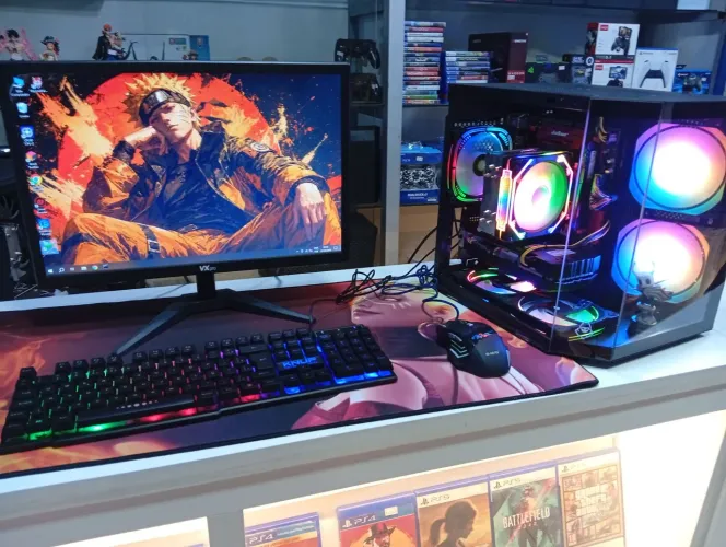 Pc gamer Xeon 2680 mais Rx 550 passa cartão