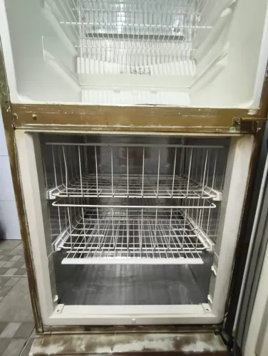 Refrigerador Brastemp Inverse 420 Litros e Freezer Electrolux com tudo funcionando.