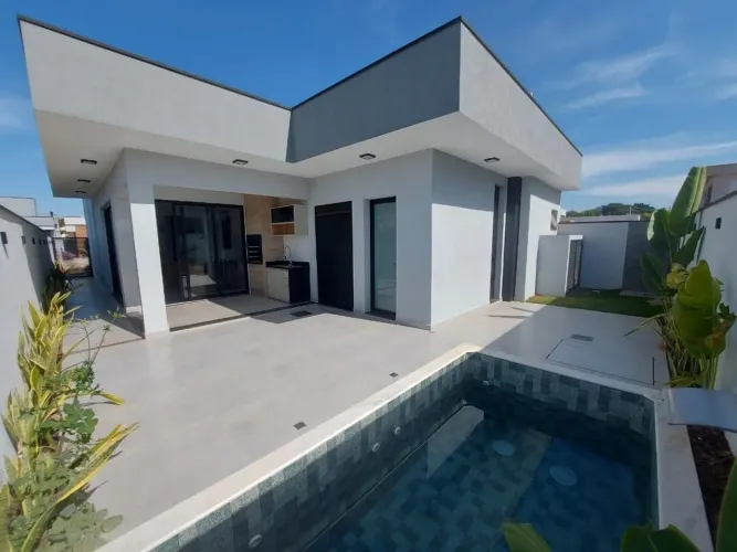 Casa à venda em Paulínia, Parque Brasil 500, com 3 suítes, com 174.8 m², Condomínio Royal