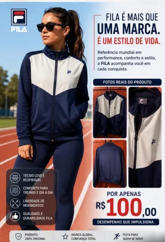 jaqueta Feminina Fila