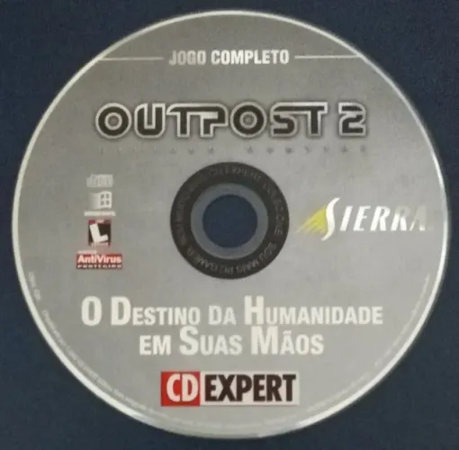 Jogo Outpost 2 Divided Destiny Completo - Revista Cd Expert Game - 2000