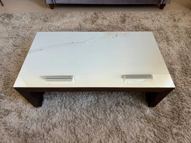 Mesa de centro espelhada Mesa de centro 1,21x0,70