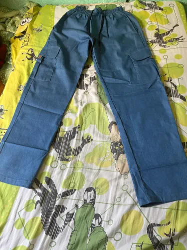 Calça cargo jeans masculina tamanho P