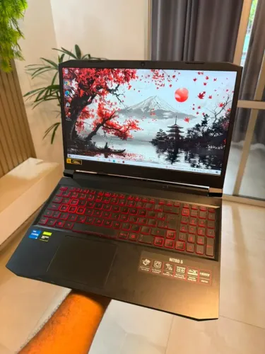 Notebook  Gamer Acer Nirto 5 i5-11400H | GTX 1650 | SSD NVME + HD 1TB | Tela Full HD 144hz