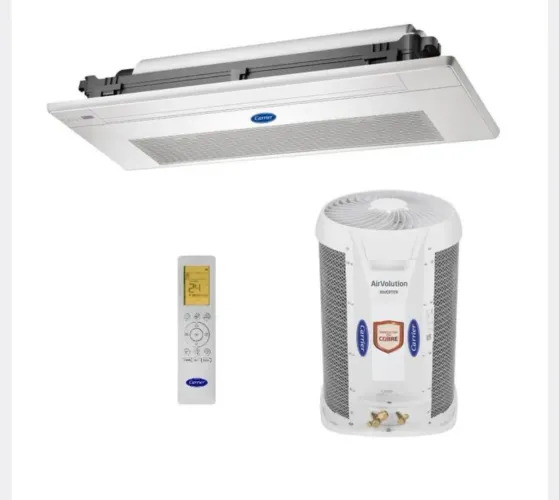 Ar-Condicionado Split Cassete 1 Via Inverter Carrier 18.000 BTUs Frio (220V)