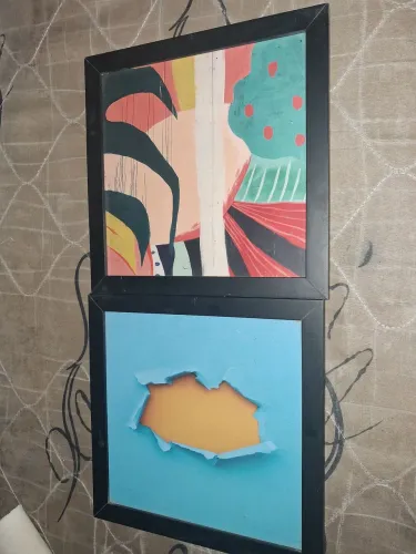 2 quadros 25x25 