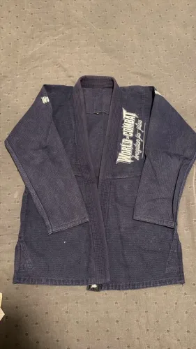 Kimono World Combat A2 Azul-Marinho - Jiu-Jitsu
