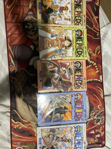 ONE PIECE Manga Volumes 1. Ao 5. Japonês