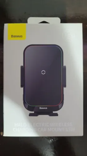 Carregador de celular veicular por indução Baseus