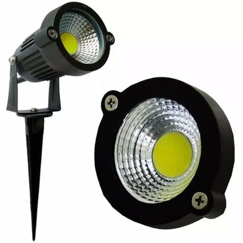 Oferta! Refletor Led Verde Espeto Jardim Externo