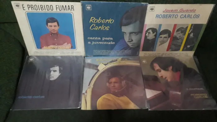 LPS MEGA LOTE ROBERTO CARLOS - 46 DISCOS DE VINIL