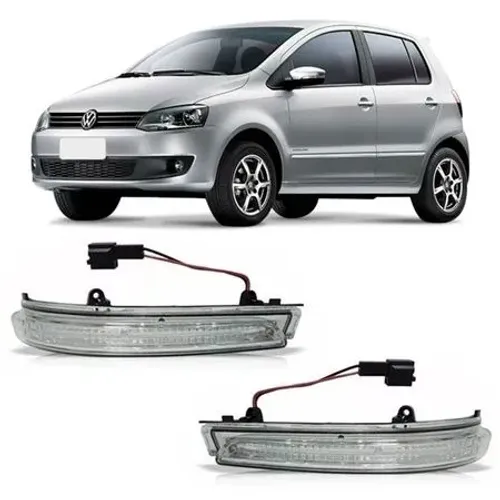 Pisca de Retrovisor Volkswagen Fox 2010 à 2022 - LD LE - Led - Metagal