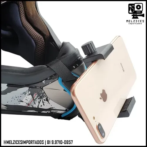 Suporte de Capacete Para Celular Novo modelo em X