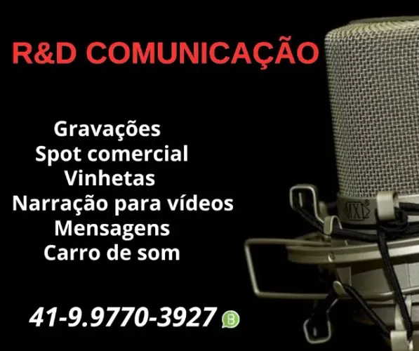 Gravação de vinhetas e propagandas