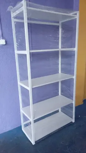 Estante multiuso, nova, 1,86 m altura, 4 prateleiras externa, 1 interna 