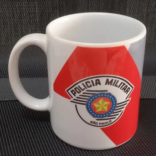 Caneca Polícia Militar.