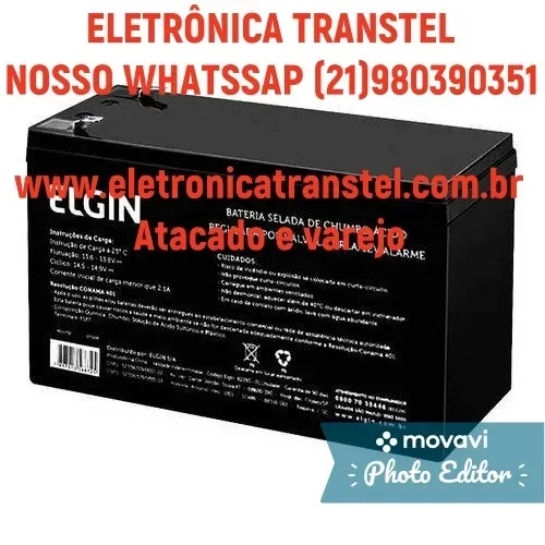 Bateria 12v 9AH  Elgin  Nobreak,Brinquedos,Iluminação 