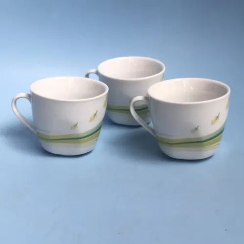 Trio de Xícaras Porcelana